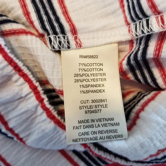 NWT Max Studio Striped Sleeveless Tank Top S - Picture 6 of 7